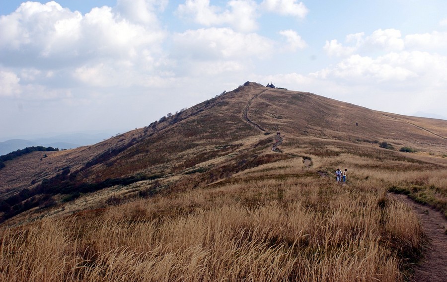 W drodze do schroniska w Bieszczadach