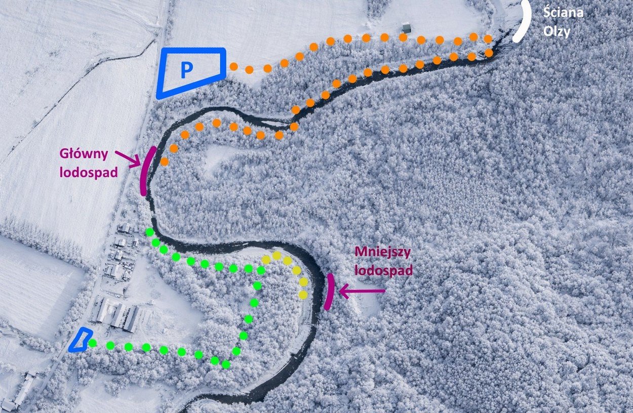 lodospady Rudawka Rymanowska mapka