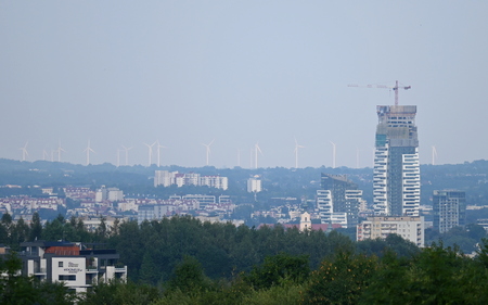 panorama Rzeszowa ze Słonecznego Stoku