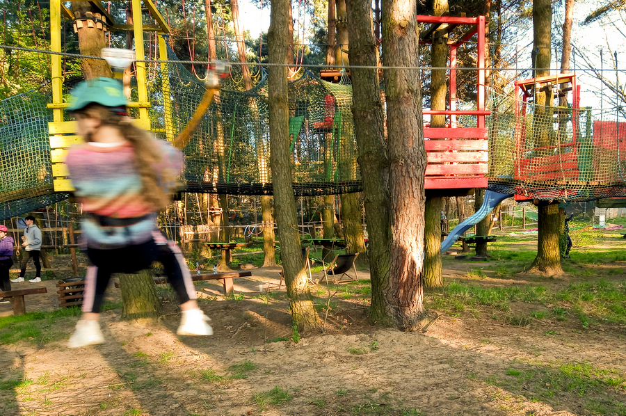 Park linowy w Radawie