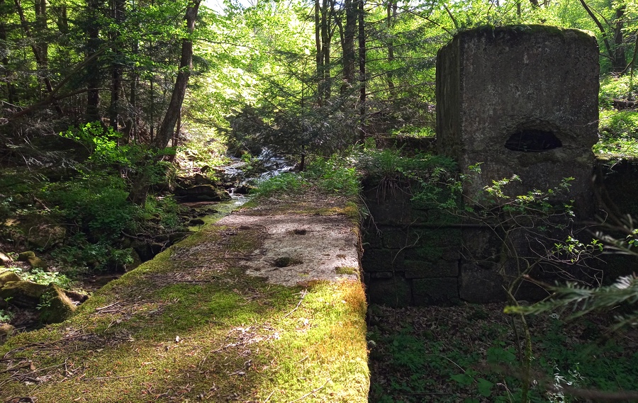 ruiny tartaku w Foluszu