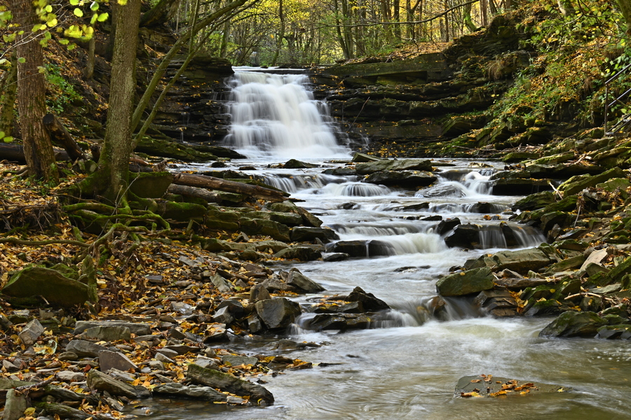 wodospad w Wisłoczku