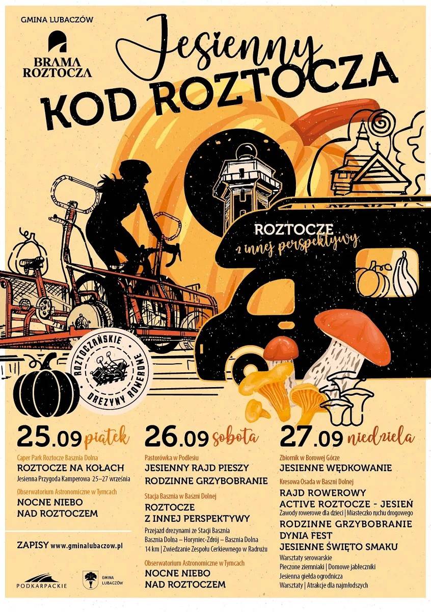 plakat wydarzenia - jesienne Roztocze