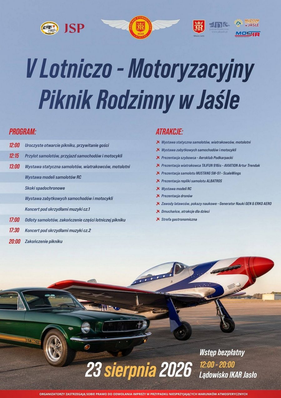 V piknik rodzinny w Jaśle - plakat