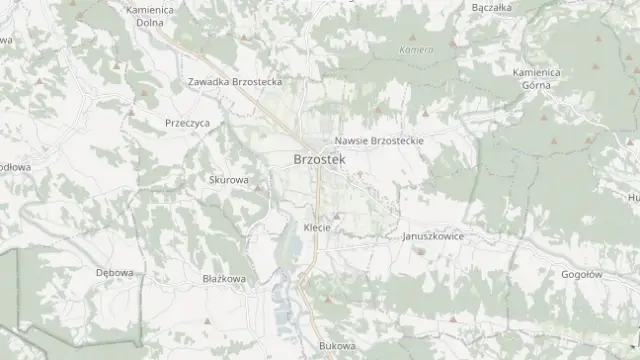 Mapa trasy rowerowej: Duża pętla