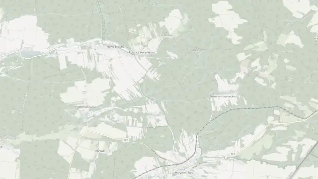 Mapa trasy rowerowej: Nad Brusienką
