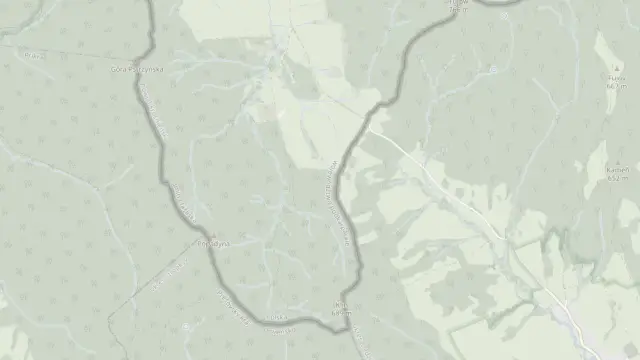 Mapa trasy rowerowej: Lesnícka cyklotrasa