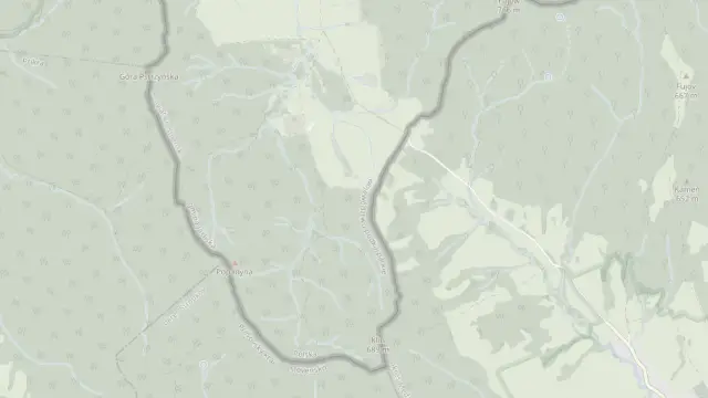 Mapa trasy rowerowej: Niebieski szlak rowerowy 2897 – okolice Bałucianka