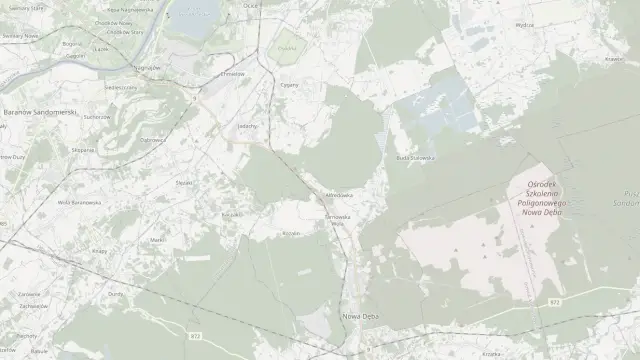 Mapa trasy rowerowej: Szlaki rowerowe gminy Nowa Dęba