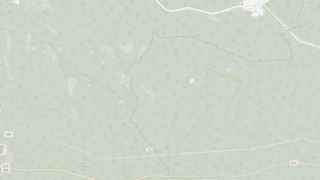 Mapa trasy rowerowej: Biesiadczańskie Wydmy