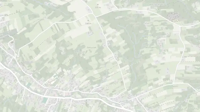 Mapa trasy rowerowej: Żółta Trasa Rowerowa Lubenia