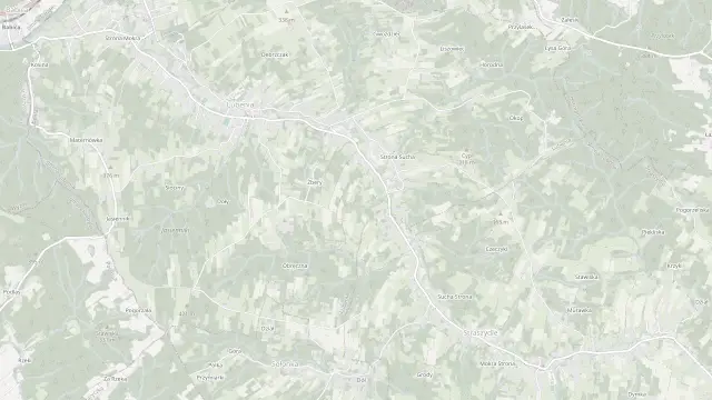 Mapa trasy rowerowej: Zielona Trasa Rowerowa Lubenia