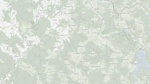 Mapa trasy rowerowej: Wzgórze Gruszka