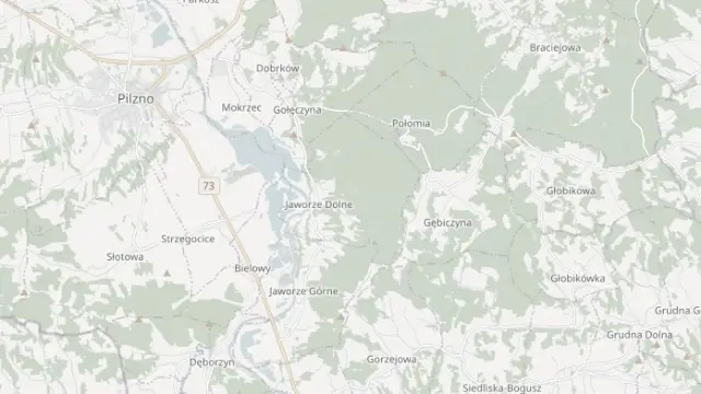 Mapa trasy rowerowej: Południk 444