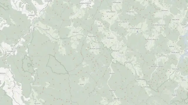Mapa trasy rowerowej: Szlak nr1 Czarny