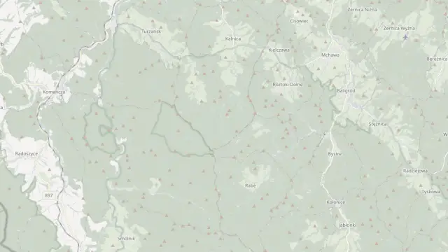 Mapa trasy rowerowej: Szlak nr3 Brązowy