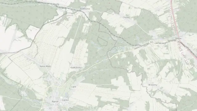 Mapa trasy rowerowej: Trasa numer 2